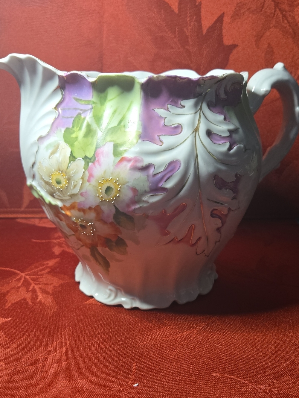 Drechsel & Strobel Wittelsbach Hand-painted Porcelain Pitcher.